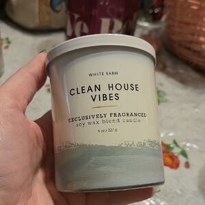 Nwt White Barn Clean House Vibes Candle